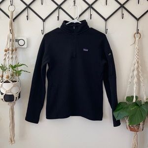 Patagonia Better Sweater 1/4-Zip Fleece in Black